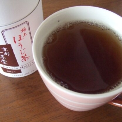 生姜紅茶は好きだけど、生姜ほうじ茶は初めて！
合いますね～おいしかったです。
とってもあったまりました♪